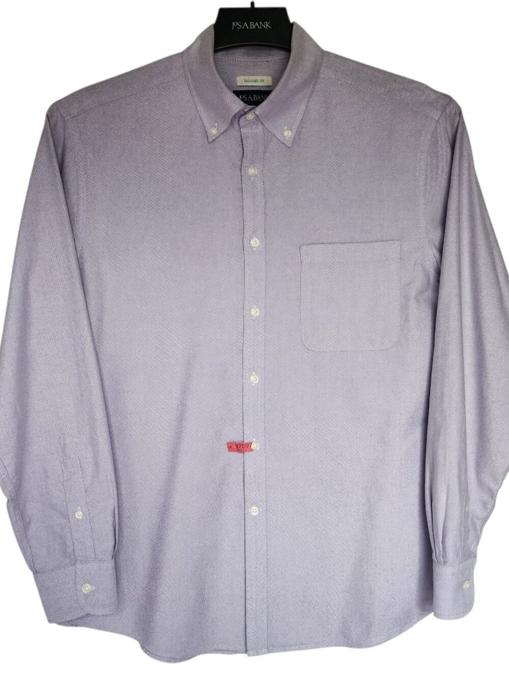 Medium Oxford Shirt Lavender Purple Mens M Size Jos A Bank Tailored Button Down